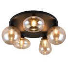 Bursztynowa lampa sufitowa design, Ervin