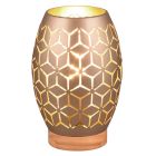 Ciemnoszara lampa stołowa nowoczesna, Delana