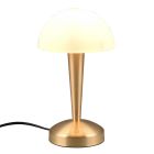 Mosiądz lampa stołowa nowoczesna, Delila, z dotykowy ściemniacz