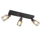 Czarny spot sufitowy nowoczesny, Constantijn