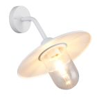 Biała lampa zewnętrzna klasyczna, Verena, IP44