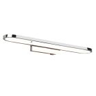 Chromowany kinkiet łazienkowy nowoczesny, Martin, 22W, 3000K LED, IP44