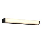 Czarny kinkiet łazienkowy nowoczesny, Celesta, 6W, 3000K LED, IP44