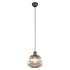 Czarna lampa wisząca nowoczesna, Meriem