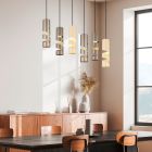 Wielokolorowa lampa wisząca design, Marouan