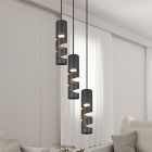 Czarna lampa wisząca design, Marouan