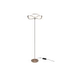 Mosiądz lampa stojąca nowoczesna, Remy, 31W, 3000K LED, z przełącznik