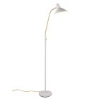 Biała lampa stojąca klasyczna, Merit