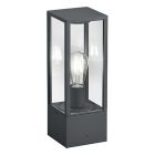 Antracytowa lampa stołowa ogrodowa nowoczesna, Sanna, IP44