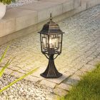 Rdzawa lampa zewnętrzna klasyczna, Viyan, IP23