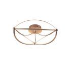 Mosiądz plafon sufitowy nowoczesny, Remy, 42W, 3000K LED