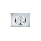 Chromowana oprawa podtynkowa łazienkowa nowoczesna, Iman, 5W, 3000K LED, IP65