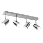 Chromowany spot sufitowy łazienkowy nowoczesny, Nelis, IP44