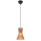 Papierowa lampa wisząca brązowa, Qasim