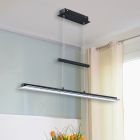 Czarna lampa wisząca nowoczesna, Port, 18W, regulowana ciepła do zimnej bieli LED