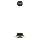 Czarna lampa wisząca nowoczesna, Tomislav