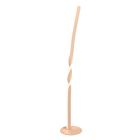 Brązowa lampa stojąca design, Quirinus, 19W, 4000K LED, z przełącznik