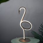 Czarna lampa stołowa design, Puk, 6W, 3000K LED, z przełącznik