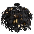 Czarna lampa sufitowa retro, Urwa