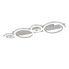 Chromowana lampa sufitowa design, Ishaan, 26,5W, 4000K LED