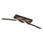 Czarna lampa sufitowa design, Quirinus, 18W, 4000K LED