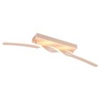 Brązowa lampa sufitowa design, Quirinus, 18W, 4000K LED