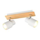 Biały spot sufitowy nowoczesny, Rajeev