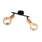 Brązowy spot sufitowy vintage, Rihab