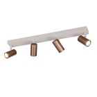 Brązowy spot sufitowy nowoczesny, Suradj