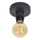 Industrialna lampa sufitowa czarna, Moda