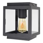 Industrialna lampa sufitowa czarna, Mendor
