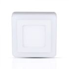 Plastikowy oświetlenie klatki schodowej biały, Haley, 8W, 3000K LED, IP54