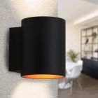 Nowoczesny kinkiet up down złoty, Dalila