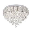 Design plafon sufitowy chromowany, Mitzy