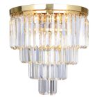 Design lampa sufitowa złota, Kajol