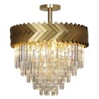 Design lampa sufitowa złota, Jetske