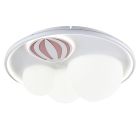 Metalowa lampa sufitowa dla dzieci różowa, Balloon, 42W, 3000K LED, ściemniana w 3 krokach