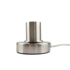 Nowoczesna lampa stołowa bez abażur chromowana, Rika, z przełącznik