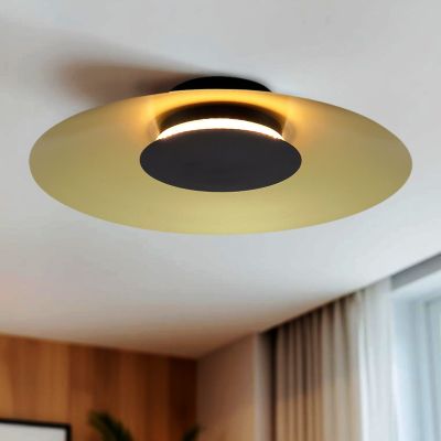 Nowoczesny plafon sufitowy złoty, Denyse, 15W, 3000K LED
