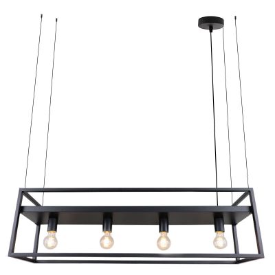 Industrialna lampa wisząca czarna, Frama