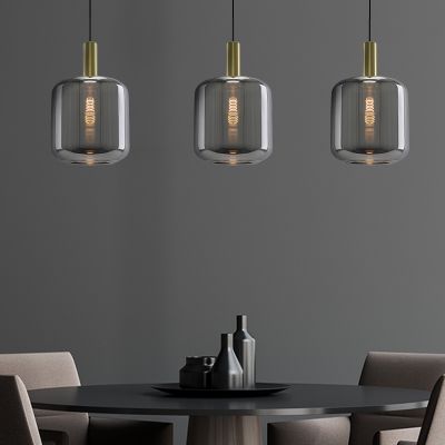 Nowoczesna lampa wisząca szara, Keanu
