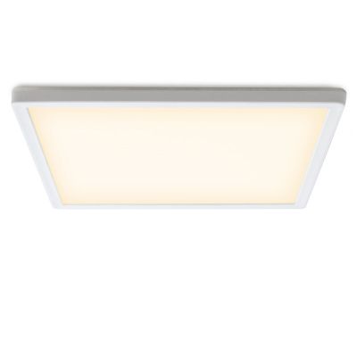 Plastikowy plafon sufitowy biały, Shona, 18W, 3000K LED, ściemniana w 3 krokach