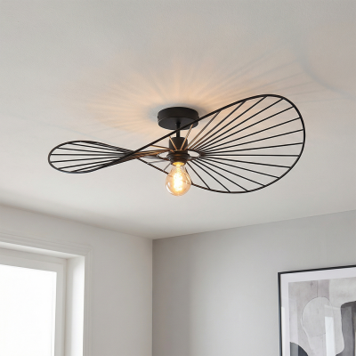 Nowoczesna lampa sufitowa czarna, Jolinda