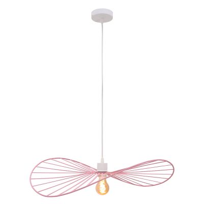 Nowoczesna lampa wisząca różowa, Jolinda