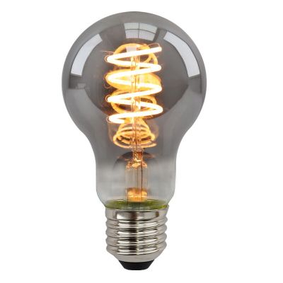Ściemnialna żarówka LED Olucia E27, Tuelo, A60, 4w, przydymione szkło, 2200k
