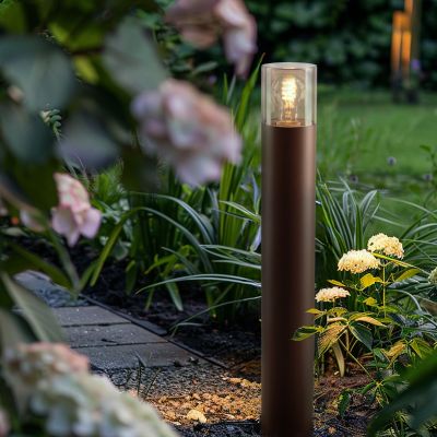 Nowoczesna lampa zewnętrzna rdzawa, Sanel, IP44