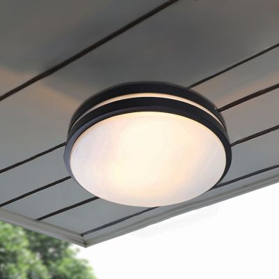 Plastikowa lampa zewnętrzna czarna, James, IP44