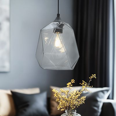 Retro lampa wisząca przezroczysta, Jian
