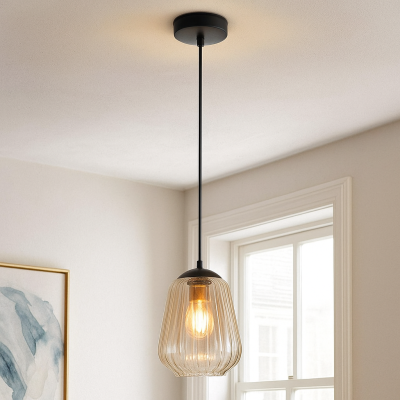 Design lampa wisząca bursztynowa, Sue