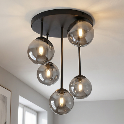 Design lampa sufitowa szara, Stacy